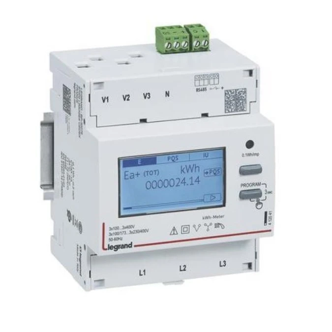 Licznik energii pomiar przez przekładniki CT 3‑f 5A z wyjściem RS485 2 taryfy 412043 - obrazek 1