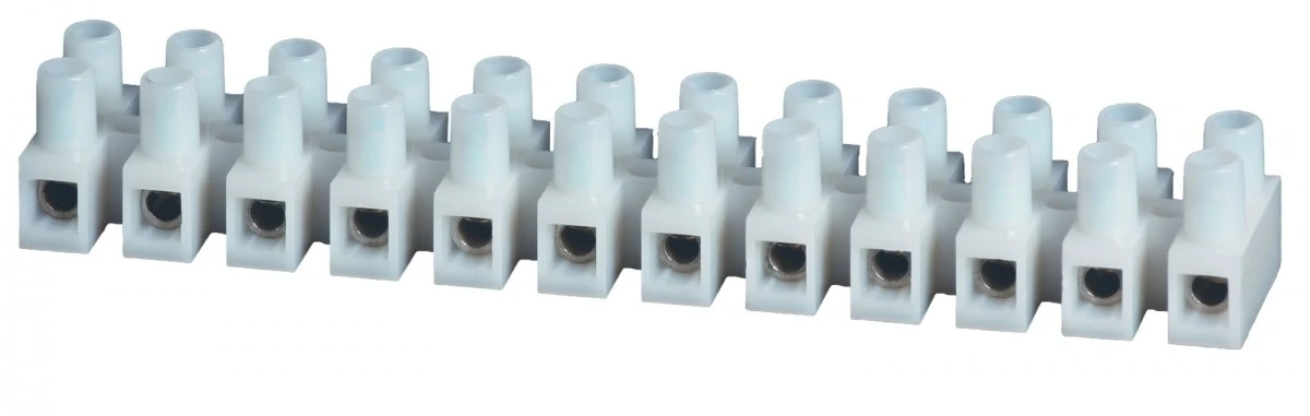 Listwa zaciskowa gwintowa termoplastyczna z podkładką, 4mm2, 12 torów transparentny LPA12‑4 89089110 - obrazek 1