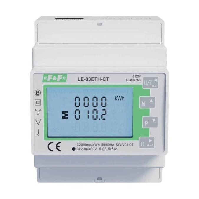 Licznik zużycia energii 3‑fazowy LE‑03ETH‑CT - obrazek 1