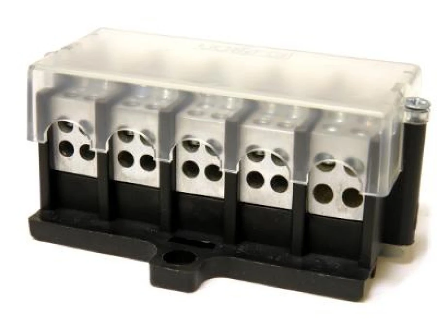 Listwa zaciskowa DTS 5x(35/4x6) ‑ Czarna - obrazek 2