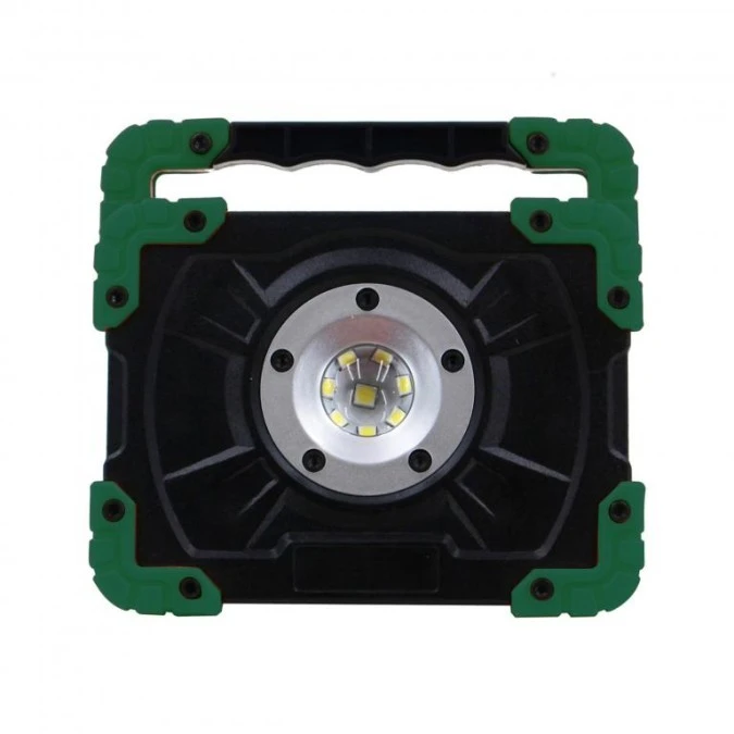 Latarka oprawa robocza akumulatorowa Campino 5W LED, 500lm, 7500K, 1200MAh, Powerbank, czar‑ziel. / 47110