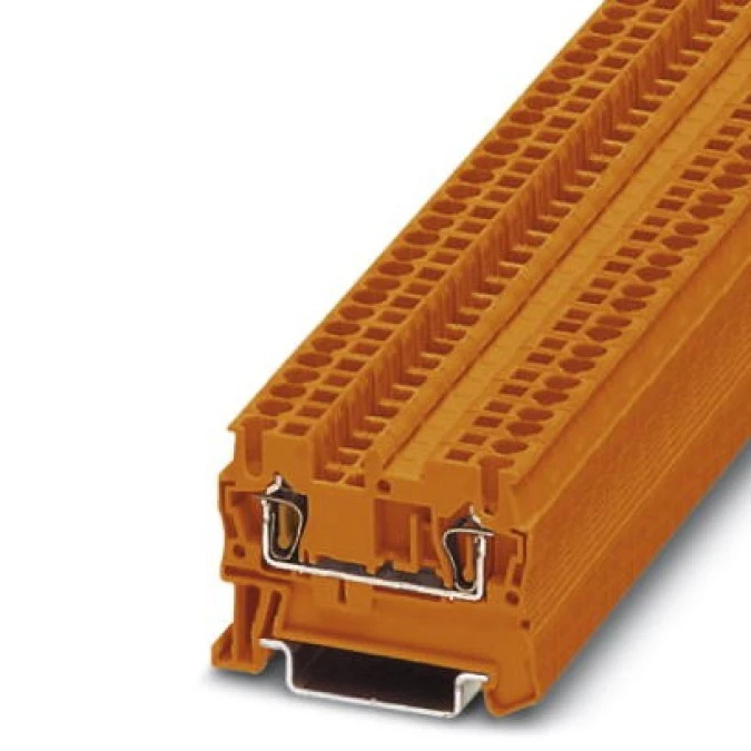 Listwa zaciskowa przepustowa 2‑przewodowa 0,08‑4mm2 pomarańczowa ST 2,5 OG 3037070 /50szt./ - obrazek 1