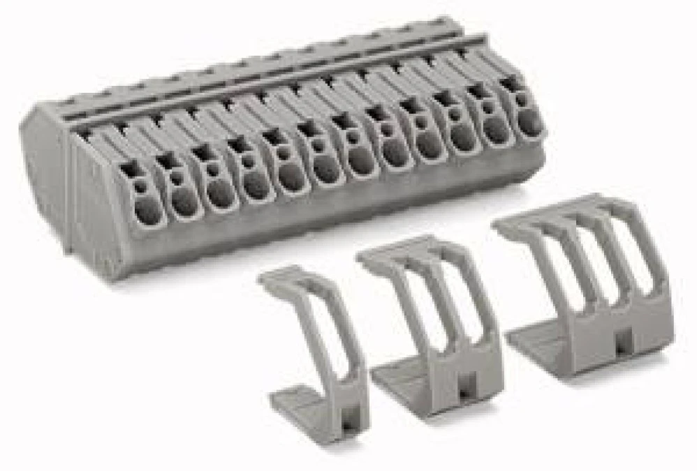 Listwa zaciskowa 10‑torowa 4mm2 szara 826‑170 /25szt./ - obrazek 1