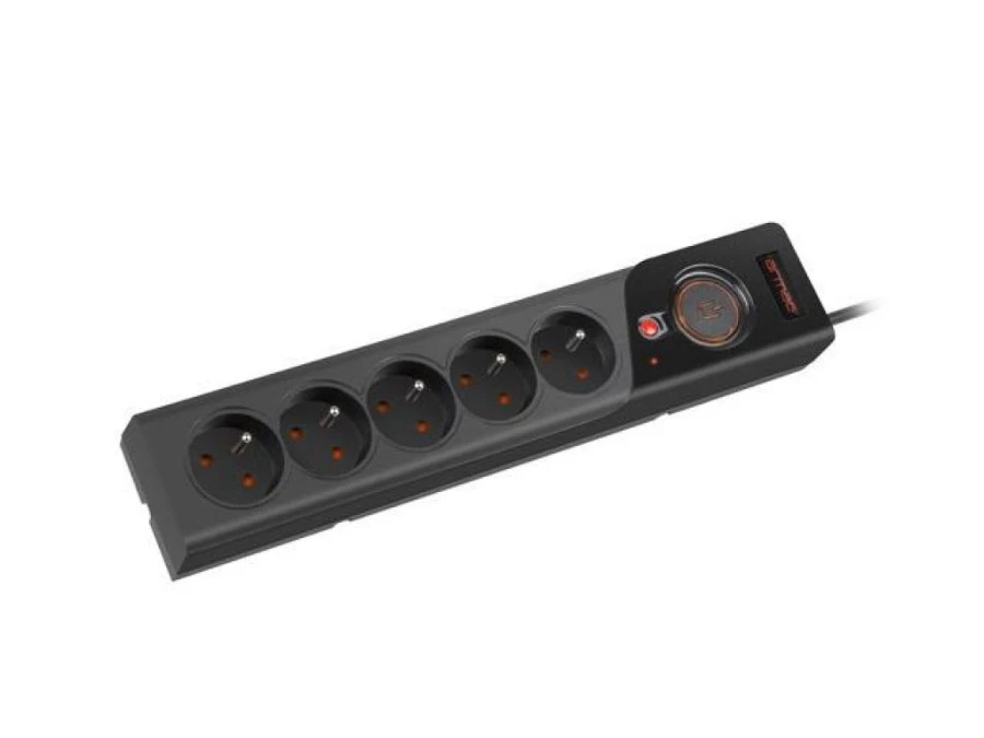 Listwa zasilająca ARMAC Z5 3M 5X 230V PL 10A ORGANIZER KABLA CZARNA Z5/30/CZ - obrazek 2