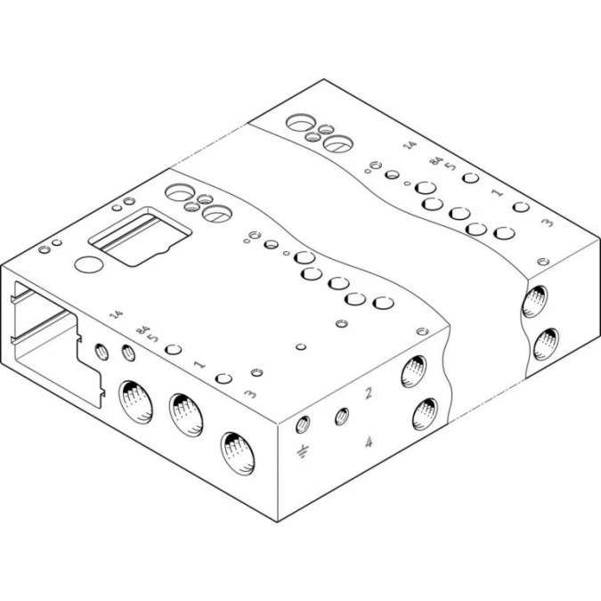 Listwa przyłączeniowa FESTO VABM‑L1‑14W‑G14‑10‑GR (573506)