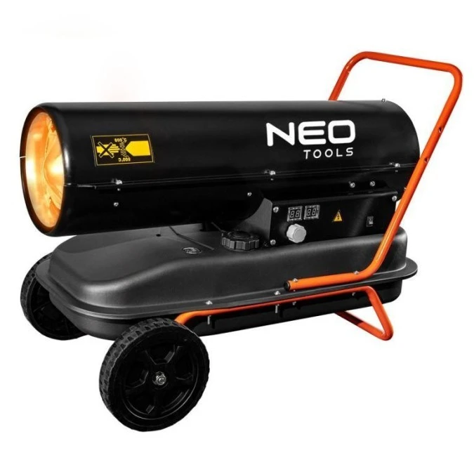 Nagrzewnica olejowa 30kW zbiornik 34l kółka 90‑081 - obrazek 1