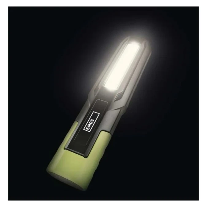 Latarka warsztatowa COB LED+LED, 500 lm, 2000 mAh, ładowalna P4546 - obrazek 1