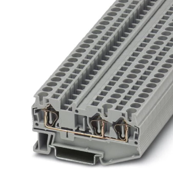 Listwa zaciskowa przepustowa 3‑przewodowa 0,08‑6mm2 niebieska ST 4‑TWIN BU 3031403 /50szt./ - obrazek 1