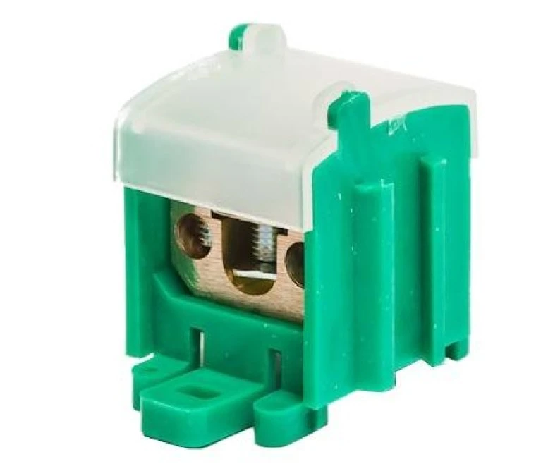 Listwa zaciskowa odgałęźna WLZ 1 x 35mm2 + 4 x 16mm2 Zielony WLZ‑35/4x16/Z - obrazek 1