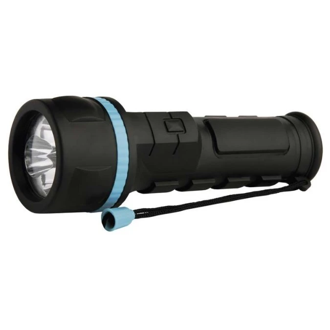 Latarka gumowa LEDx3 20lm 2xD P3862 - obrazek 3