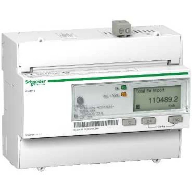 Licznik energii elektrycznej 1/3‑fazowy 125A 100‑277/173‑480V kl.1/B LON MID taryfowy cyfrowy modułowy A9MEM3375 - obrazek 3