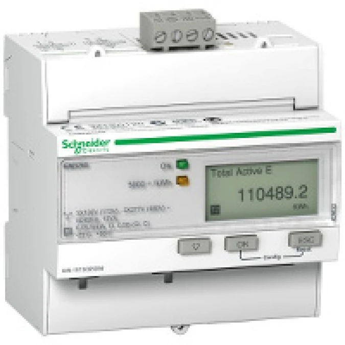 Licznik energii elektrycznej 1/3‑fazowy 5A przekładnik 100‑277/173‑480V kl.0,5S/C BACnet MID taryfowy cyfrowy iEM3265 A9MEM3265 - obrazek 1