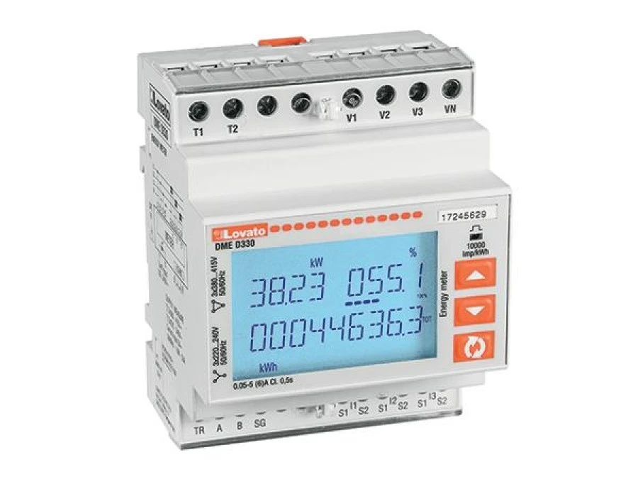Licznik energii cyfrowy pośredni wielopomiarowy RS‑485 DMED330 - obrazek 1