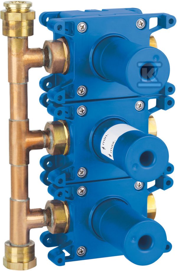 Element podtynkowy Rapido C do potrójnego zaworu 35031000