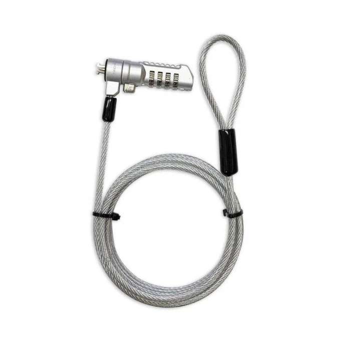 Linka zabezpieczająca do laptopa Nano Slot 2.5x5.5mm na Szyfr 1.8m - obrazek 3