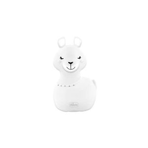 chicco Ładowana lampka nocna Sweet Lights Lama z kablem USB, biała chicco Ładowana lampka nocna Sweet Lights Lama z kablem USB, biała