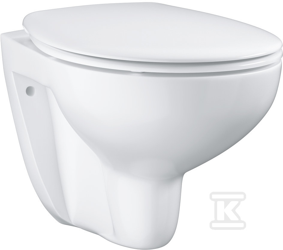 Miska WC Bau z deską wolnoopadającą 39351000 - obrazek 1