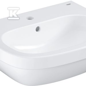 Umywalka wisząca Euro Ceramics, 550×450 mm, biel alpejska 39336000 Umywalka wisząca Euro Ceramics, 550×450 mm, biel alpejska 39336000