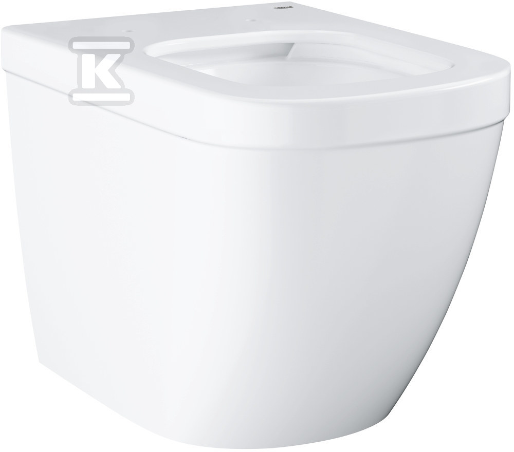 Miska WC stojąca Euro Ceramics, 540 x 375 mm, biel alpejska 39339000 - obrazek 1
