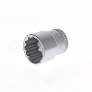 GEDORE Nasadka do kluczy nasadowych, nasadka, napęd 1/2″ 12,5 mm, 12 kątny, szerokość 25 narzędzie, D 19 25, stal chromowana GEDORE Nasadka do kluczy nasadowych, nasadka, napęd 1/2″ 12,5 mm, 12 kątny, szerokość 25 narzędzie, D 19 25, stal chromowana