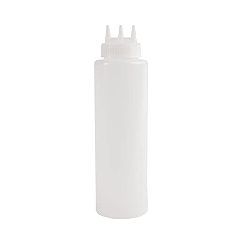 Vogue CW726 butelka do wyciskania przezroczysta, 3 dysze, 90 ml. - obrazek 1