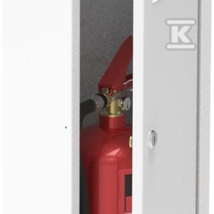 Szafka na gaśnicę do hydrantu wewnętrznego SLIM GREEN 230x780x180mm zamek patent kolor biały RAL 9010 16886 Szafka na gaśnicę do hydrantu wewnętrznego SLIM GREEN 230x780x180mm zamek patent kolor biały RAL 9010 16886