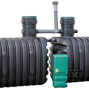 Oczyszczalnia przydomowa biologiczna ACTIBIO6 (RLM: 6 użytkowników), przepustowość 1.35m3/dobę, 2 zbiorniki 2700L+2700L, zewnętrzna skrzynka sterująca, technologia SBR z osadem czynnym W-201G Oczyszczalnia przydomowa biologiczna ACTIBIO6 (RLM: 6 użytkowników), przepustowość 1.35m3/dobę, 2 zbiorniki 2700L+2700L, zewnętrzna skrzynka sterująca, technologia SBR z osadem czynnym W-201G