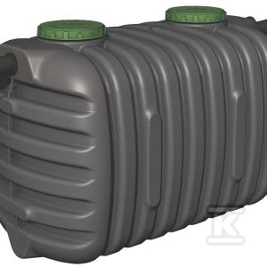 Osadnik gnilny PEHD EPURECO4 (RLM: 4 użytkowników) 2100L, z filtrem biologicznym, pokrywy gwintowane D400 H500 W-086G Osadnik gnilny PEHD EPURECO4 (RLM: 4 użytkowników) 2100L, z filtrem biologicznym, pokrywy gwintowane D400 H500 W-086G