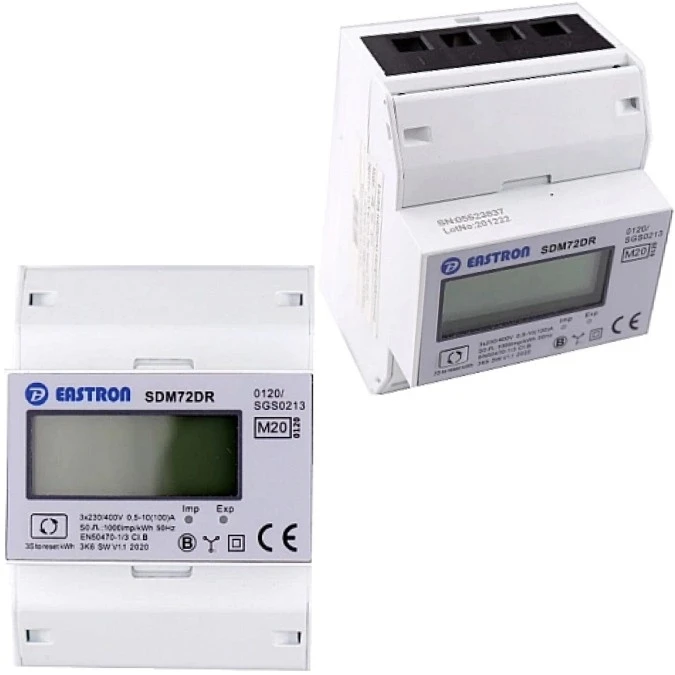 Licznik Energii Elektrycznej Trójfazowy Licznik Prądu Funkcja Resetu 100A - obrazek 2