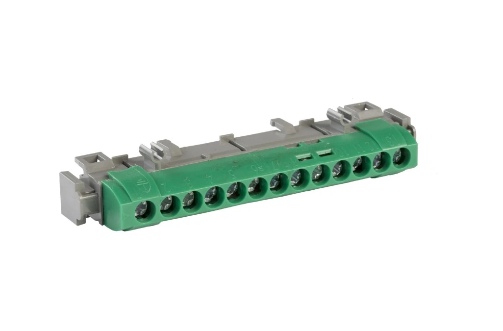 Listwa przyłączeniowa 13‑otworów zielona IP2xZ13 004834 - obrazek 1
