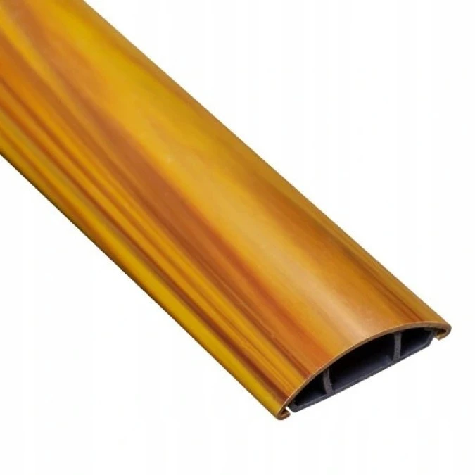 Listwa maskująca przewody TV maskownica uniwersalna napodłogowa naścienna 50x15mm drewno jasne 2m - obrazek 1