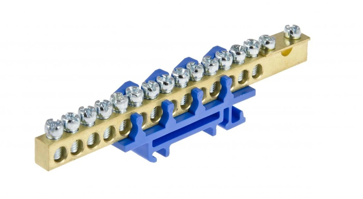 Listwa Zaciskowa 14x16 mm2,1x35mm2 ‑ Niebieska ENE‑00540 - obrazek 3