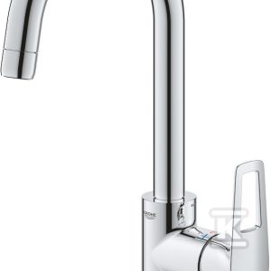 Bateria umywalkowa Grohe BauLoop, DN 15, rozmiar L, z zestawem odpływowym 23763001 Bateria umywalkowa Grohe BauLoop, DN 15, rozmiar L, z zestawem odpływowym 23763001
