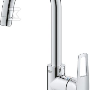 Bateria umywalkowa Grohe BauLoop, DN 15, rozmiar L, z korkiem push-open 23891001 Bateria umywalkowa Grohe BauLoop, DN 15, rozmiar L, z korkiem push-open 23891001