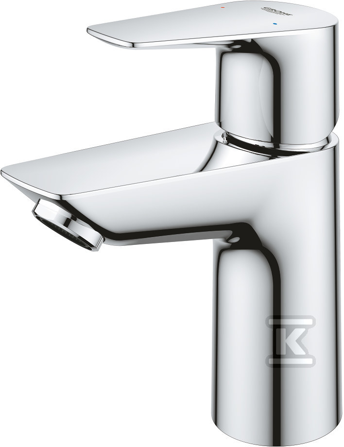 Bateria umywalkowa Grohe BauEdge, DN 15, rozmiar S, z korkiem push-open, przepływ 5,7 l/min. 23895001 - obrazek 1