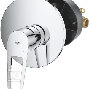Bateria prysznicowa Grohe jednouchwytowa BauLoop, głowica 46mm 29080001 Bateria prysznicowa Grohe jednouchwytowa BauLoop, głowica 46mm 29080001
