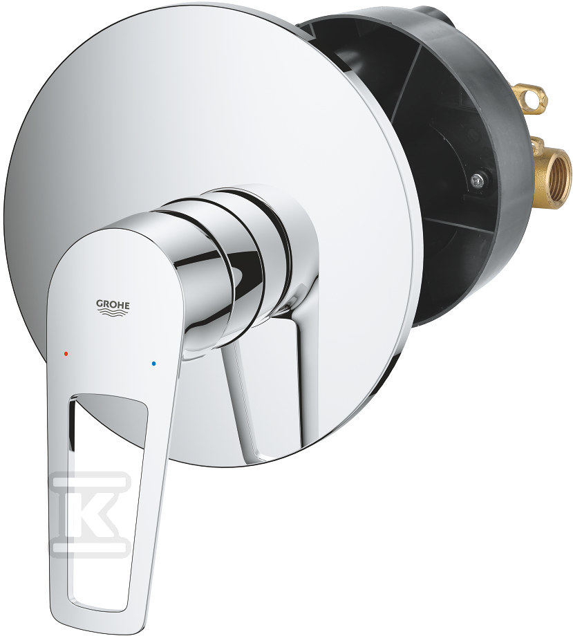 Bateria prysznicowa Grohe jednouchwytowa BauLoop, głowica 46mm 29080001 - obrazek 1
