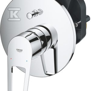 Bateria wannowa Grohe BauLoop jednouchwytowa, głowica 46mm 29081001 Bateria wannowa Grohe BauLoop jednouchwytowa, głowica 46mm 29081001