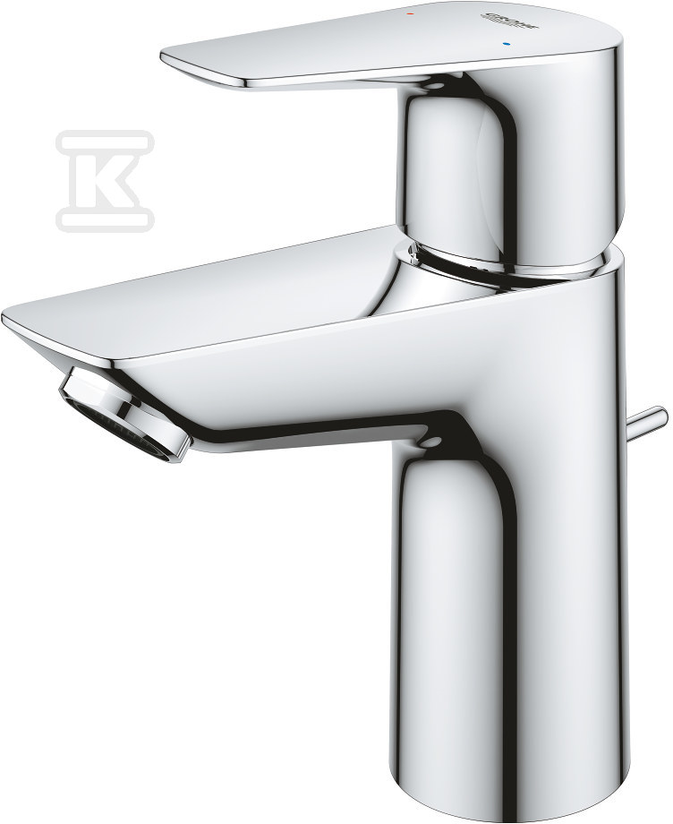 Bateria umywalkowa Grohe BauEdge, DN 15, rozmiar S, z zestawem odpływowym, przepływ 5,7 l/min 23328001 - obrazek 1