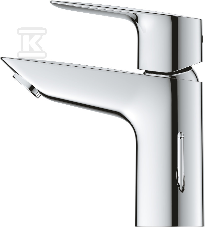 Bateria umywalkowa Grohe BauEdge, DN 15, rozmiar S, z zestawem odpływowym, przepływ 5,7 l/min., głowica oszczędnościowa 23559001 - obrazek 1