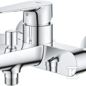 Bateria wannowa jednouchwytowa BauEdge, chrom 23604001
