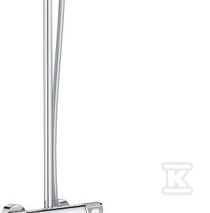 Zestaw prysznicowy Euphoria 260, 3 strumieniowy termostat, montaż ścienny, chrom 27296003