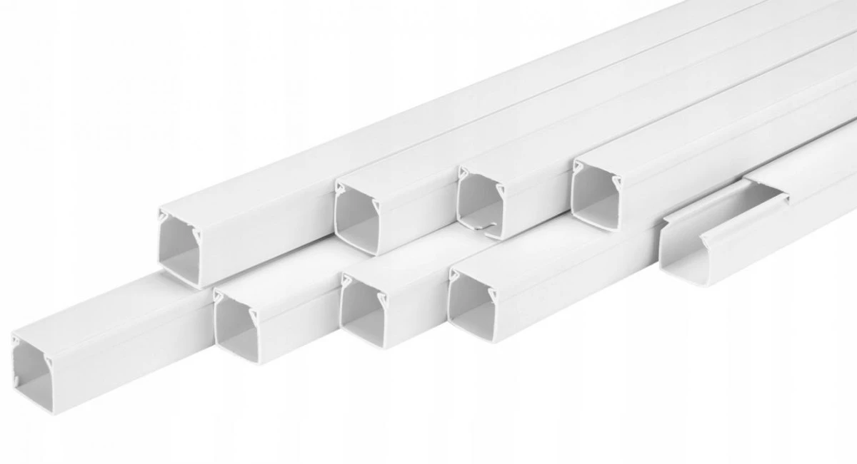 Listwa elektroinstalacyjna kanał kablowy STANDARD BKK 25x25mm korytko z pokrywą / 2 m / 4/EB/KK 25x25 - obrazek 2