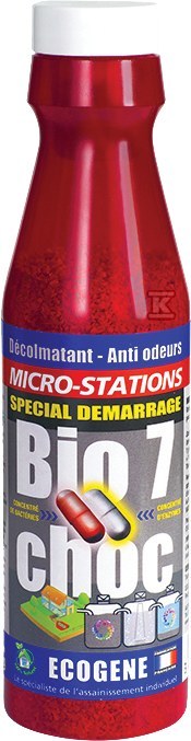 Preparat BIO7 CHOC MICROSTATIONS AKTYWACJA 375G do oczyszczalni biologicznych BIO7-165522 - obrazek 1