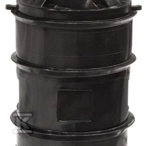 Zbiornik technologiczny / pompowni / studni chłonnej PEHD 740x400G SL-TECH, D740mm, pojemność 500L, H=1680mm, podziemny, cylindryczny, nadbudowa D400 H250 gwintowana (kod W-004G), z pokrywą gwintowaną pełną D400 (kod 106594) W-155 Zbiornik technologiczny / pompowni / studni chłonnej PEHD 740x400G SL-TECH, D740mm, pojemność 500L, H=1680mm, podziemny, cylindryczny, nadbudowa D400 H250 gwintowana (kod W-004G), z pokrywą gwintowaną pełną D400 (kod 106594) W-155
