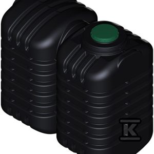 Zbiornik podziemny PEHD na wodę pitną 5000L, pokrywa gwintowana D400, kolor czarny W-215 Zbiornik podziemny PEHD na wodę pitną 5000L, pokrywa gwintowana D400, kolor czarny W-215