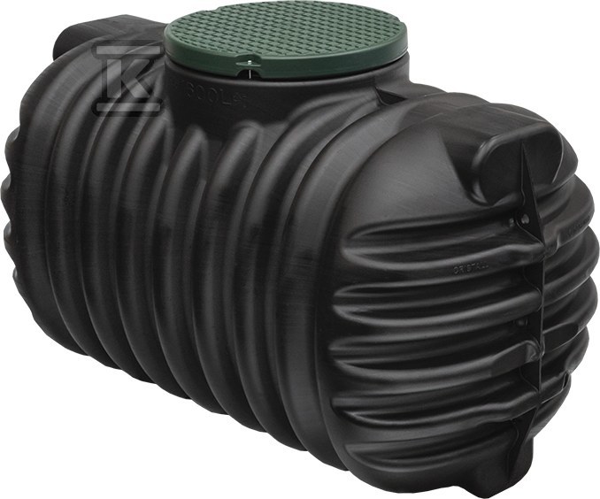 Szambo szczelne PEHD CRISTALL 1600L z pokrywą D600 kl.A15 W-420 - obrazek 1
