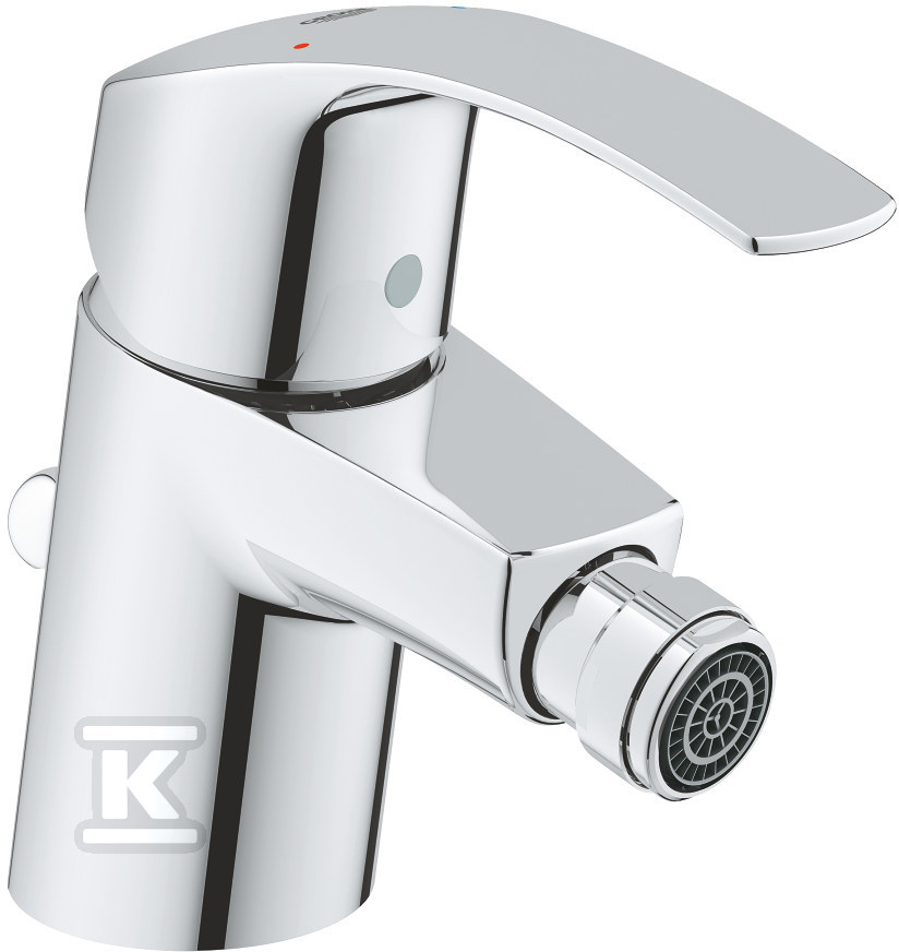 Bateria bidetowa Eurosmart, S, chrom, 35 mm, 5,7 l/min, szybki montaż, zestaw odpływowy 32929002 - obrazek 1