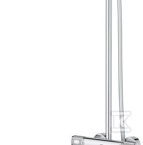 System prysznicowy Grohe Euphoria 260 z termostatem do montażu ściennego natynkowego, chrom, deszczownica 3 strumienie z ogranicznikiem przepływu 9,5 l/min., słuchawka 3 strumienie z ogranicznikiem przepływu 9,5 l/min., ramię prysznica 450 mm, blokada bezpieczeństwa 27615002 System prysznicowy Grohe Euphoria 260 z termostatem do montażu ściennego natynkowego, chrom, deszczownica 3 strumienie z ogranicznikiem przepływu 9,5 l/min., słuchawka 3 strumienie z ogranicznikiem przepływu 9,5 l/min., ramię prysznica 450 mm, blokada bezpieczeństwa 27615002