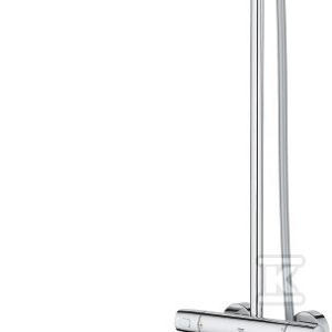 System prysznicowy Grohe Euphoria 310 z termostatem do montażu ściennego natynkowego, chrom, deszczownica jednostrumieniowa z ogranicznikiem przepływu 9,5 l/min., słuchawka 3 strumienie z ogranicznikiem przepływu 9,5 l/min., ramię prysznica 450 mm, blokada bezpieczeństwa 26723000 System prysznicowy Grohe Euphoria 310 z termostatem do montażu ściennego natynkowego, chrom, deszczownica jednostrumieniowa z ogranicznikiem przepływu 9,5 l/min., słuchawka 3 strumienie z ogranicznikiem przepływu 9,5 l/min., ramię prysznica 450 mm, blokada bezpieczeństwa 26723000